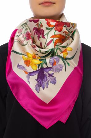 Scarf with logo pattern, zdjęcie 2 Scarf with logo pattern od Gucci